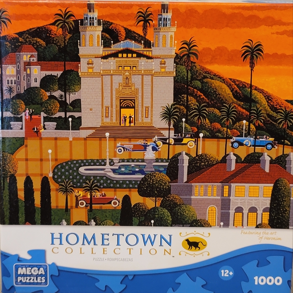 mega puzzles hometown collection Party Time At The Castle by  Heronim 1000 pc